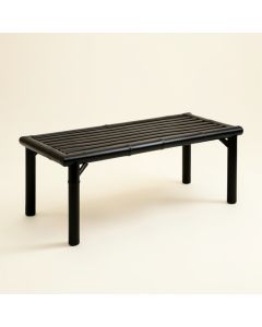 Pine Branch Indoor Bench - Black (synthetic illustration; no displayed measurements)