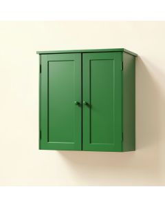 Aspen Arc Wall-Mounted Laundry Cabinet (synthetic illustration; no displayed measurements)