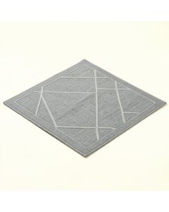 Heath Bend Rectangular Outdoor Rug - Gray (synthetic illustration; no displayed measurements)