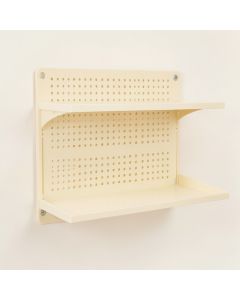 Vale Canyon Empty Wall-Mounted Tool Organizer Panel - Ivory (synthetic illustration; no displayed measurements)