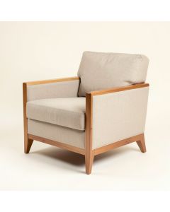 Antjuan 32.7 '' Wide Linen Armchair (synthetic illustration; no displayed measurements)