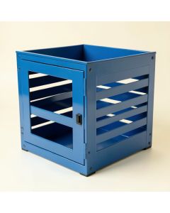 Vale Bend Empty Furniture-Style Pet Crate - Blue (synthetic illustration; no displayed measurements)