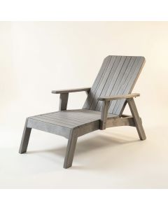 Juniper Bluff Outdoor Lounge Chair - Gray (synthetic illustration; no displayed measurements)