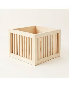 Clay Crest Empty Furniture-Style Litter Enclosure - Ivory (synthetic illustration; no displayed measurements)
