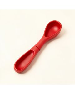 Fox Run Brands Brands 2-In-1 Pasta Serving Tongs & Portion Measuring Utensil (synthetic illustration; no displayed measurements)