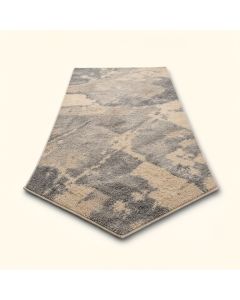 Valladares Abstract Tufted Wool Gray/Beige Area Rug (synthetic illustration; no displayed measurements)