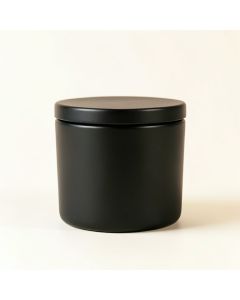 Lake Canyon Storage Canister With Lid - Black (synthetic illustration; no displayed measurements)