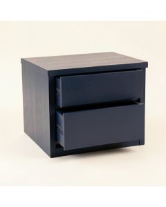 Elm Crest Small-Parts Storage Drawer Cabinet - Navy (synthetic illustration; no displayed measurements)