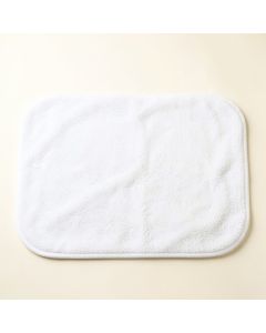 Field Falls Bath Mat - White (synthetic illustration; no displayed measurements)