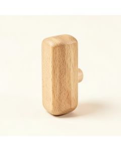 Natural Woodcraft 3 1/2 '' Center To Center Bar Pull (synthetic illustration; no displayed measurements)