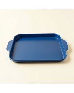 Cliff Crossing Serving Tray - Blue (synthetic illustration; no displayed measurements)