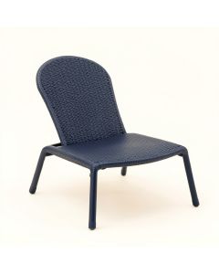 Cliff Branch Outdoor Lounge Chair - Navy (synthetic illustration; no displayed measurements)