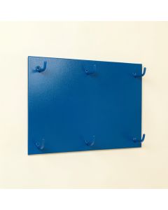 Shore Bend Empty Wall-Mounted Tool Organizer Panel - Blue (synthetic illustration; no displayed measurements)