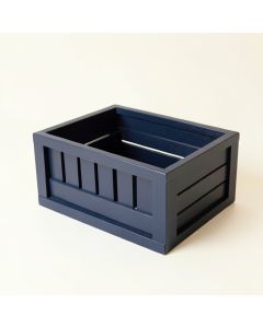 Vale Falls Empty Furniture-Style Litter Enclosure - Navy (synthetic illustration; no displayed measurements)