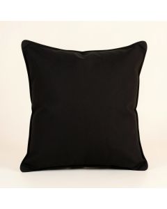 Fern Crest Filled Accent Pillow - Black (synthetic illustration; no displayed measurements)