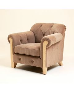 Huntingdon 29 '' Wide Tufted Polyester Chesterfield Chair (synthetic illustration; no displayed measurements)