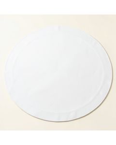 Ash Branch Round Area Rug - White (synthetic illustration; no displayed measurements)