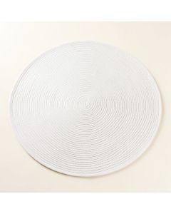 Dawn Brook Round Area Rug - White (synthetic illustration; no displayed measurements)
