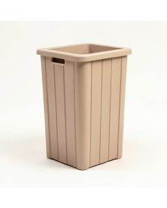 Small Vertical Outdoor Patio Storage 19 Gallon Resin Deck Box (synthetic illustration; no displayed measurements)