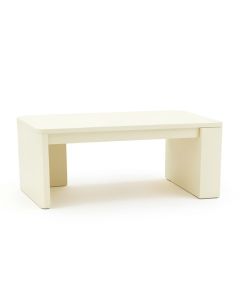 Cedar Edge Desktop Monitor Riser - Cream (synthetic illustration; no displayed measurements)