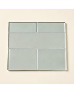 Keyondria 3 '' X 12 '' Glass Brick Look Subway Tile (synthetic illustration; no displayed measurements)