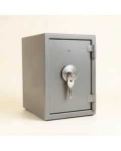 Steel Key Lock Security Cabinet (synthetic illustration; no displayed measurements)