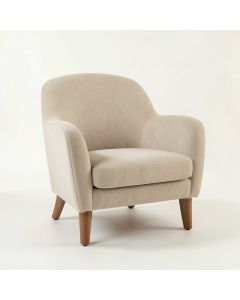 Pine Dale Upholstered Armchair - Beige (synthetic illustration; no displayed measurements)