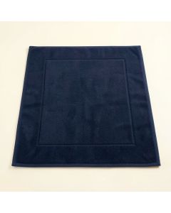 Lake Bridge Bath Mat - Navy (synthetic illustration; no displayed measurements)