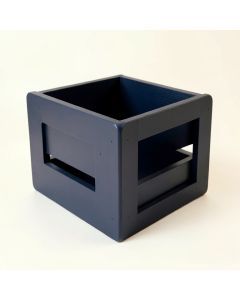 Vale Arc Empty Furniture-Style Pet Crate - Navy (synthetic illustration; no displayed measurements)