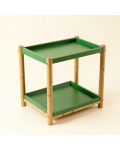 Cliff Bridge Empty Countertop Canister Rack - Green (synthetic illustration; no displayed measurements)