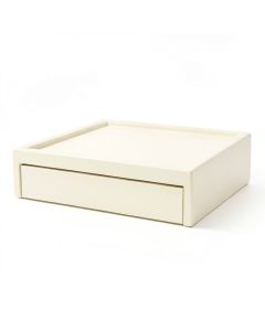 Juniper Dell Desktop Monitor Riser - Ivory (synthetic illustration; no displayed measurements)
