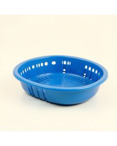 Laurel Dale Empty Under-Desk Cable Tray - Blue (synthetic illustration; no displayed measurements)