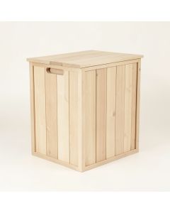 Summit Crest Closed Outdoor Storage Box - Beige (synthetic illustration; no displayed measurements)