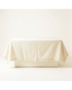 Vale Dale Flat Bed Sheet - Cream (synthetic illustration; no displayed measurements)