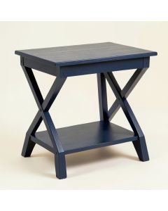 Linden Dell Side Table - Navy (synthetic illustration; no displayed measurements)