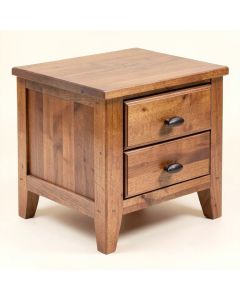 Saintcroix Solid Wood 2 - Drawer End Table (synthetic illustration; no displayed measurements)