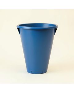 Reed Arc Empty Railing Planter With Integral Brackets - Blue (synthetic illustration; no displayed measurements)