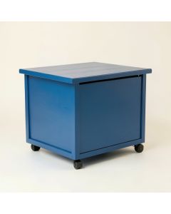 Pine Edge Empty Rolling Workshop Cart - Blue (synthetic illustration; no displayed measurements)
