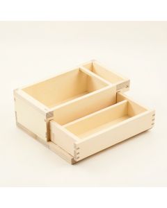 Laurel Arc Empty Coffee-Station Organizer - Cream (synthetic illustration; no displayed measurements)
