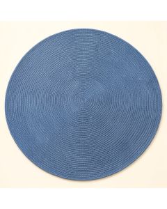 Alder Bend Round Area Rug - Blue (synthetic illustration; no displayed measurements)