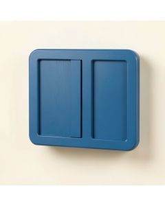 Birch Branch Wall-Mounted Entry Cabinet - Blue (synthetic illustration; no displayed measurements)