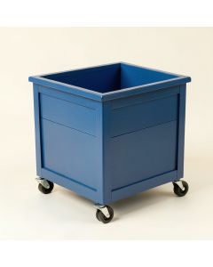 Pine Brook Empty Rolling Workshop Cart - Blue (synthetic illustration; no displayed measurements)
