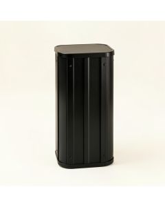 Spruce Dale Narrow Outdoor Storage Bench - Black (synthetic illustration; no displayed measurements)