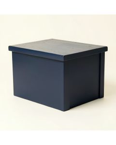 Slate Bridge Closed Outdoor Storage Box - Navy (synthetic illustration; no displayed measurements)