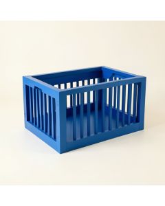 Birch Crossing Empty Furniture-Style Pet Crate - Blue (synthetic illustration; no displayed measurements)