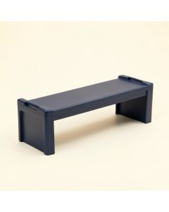 Stone Canyon Narrow Outdoor Storage Bench - Navy (synthetic illustration; no displayed measurements)