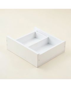 Aspen Bridge Empty Pantry Drawer Organizer Insert - White (synthetic illustration; no displayed measurements)