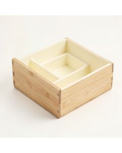 Vale Arc Empty Pantry Drawer Organizer Insert - Cream (synthetic illustration; no displayed measurements)