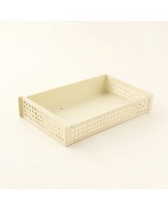 Oak Canyon Empty Under-Desk Cable Tray - Ivory (synthetic illustration; no displayed measurements)