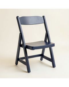 Juniper Bluff Folding Outdoor Chair - Navy (synthetic illustration; no displayed measurements)